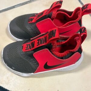 Nike Kids Red and Black Sneakers